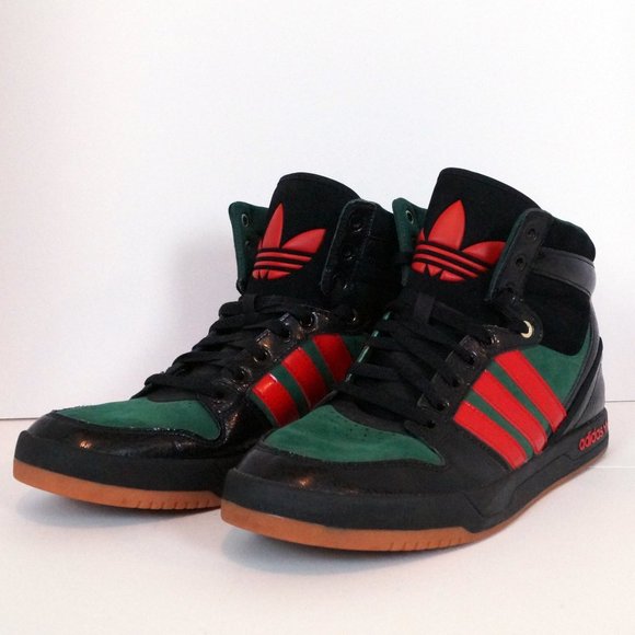 adidas leather high tops